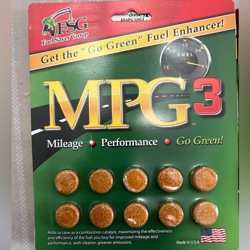MPG3 Fuel Enhancer Tablets